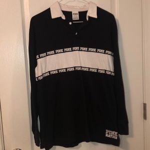 PINK Victoria’s Secret Collared Long Sleeve